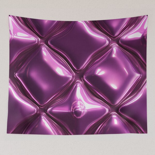 Item preview, Futuristic Pink Chrome Pattern | Aero Frutiger Digital Design 12 designed and sold by Velvetcosmonova.