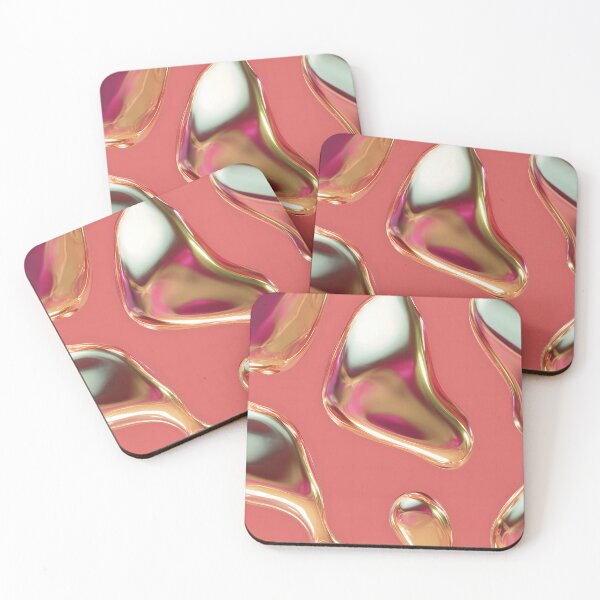 Item preview, Futuristic Pink Chrome Pattern | Aero Frutiger Digital Design 11 designed and sold by Velvetcosmonova.