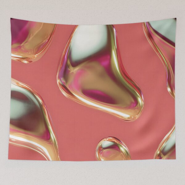 Item preview, Futuristic Pink Chrome Pattern | Aero Frutiger Digital Design 11 designed and sold by Velvetcosmonova.