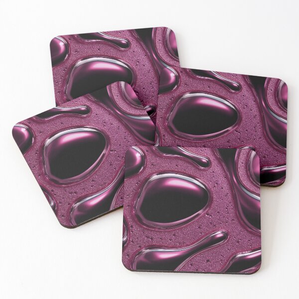 Item preview, Futuristic Pink Chrome Pattern | Aero Frutiger Digital Design 8 designed and sold by Velvetcosmonova.