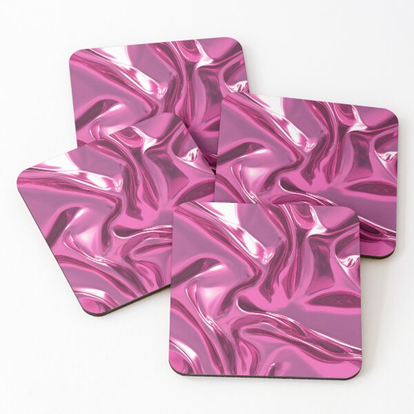 Item preview, Futuristic Pink Chrome Pattern | Aero Frutiger Digital Design 7 designed and sold by Velvetcosmonova.