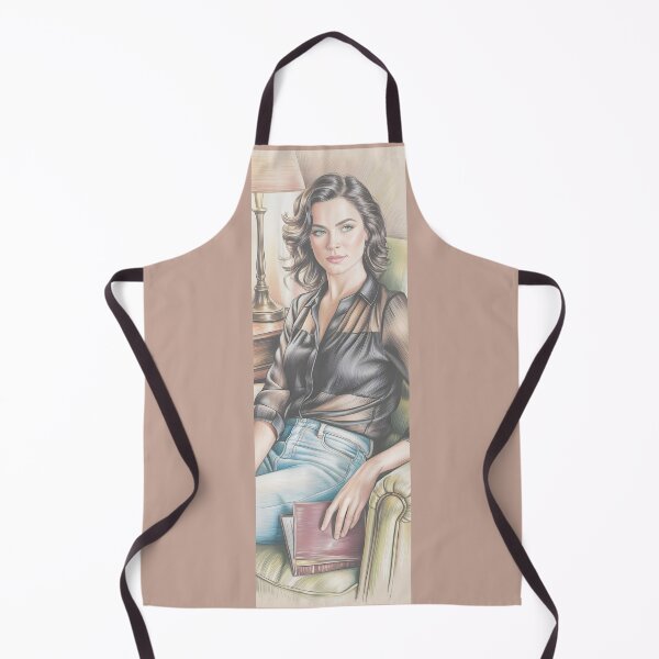 Item preview, Vintage Woman Reading Lamp Portrait By Merch, Limited Edition designed and sold by kraackforest.