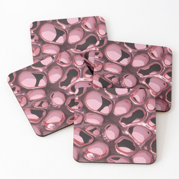Item preview, Futuristic Pink Chrome Pattern | Aero Frutiger Digital Design 6 designed and sold by Velvetcosmonova.