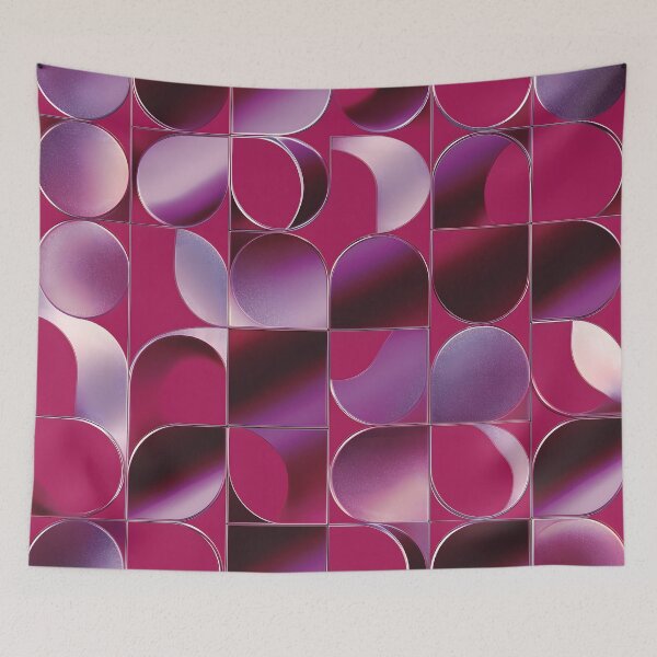 Item preview, Futuristic Pink Chrome Pattern | Aero Frutiger Digital Design 3 designed and sold by Velvetcosmonova.