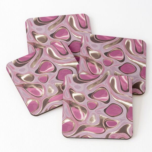 Item preview, Futuristic Pink Chrome Pattern | Aero Frutiger Digital Design 1 designed and sold by Velvetcosmonova.