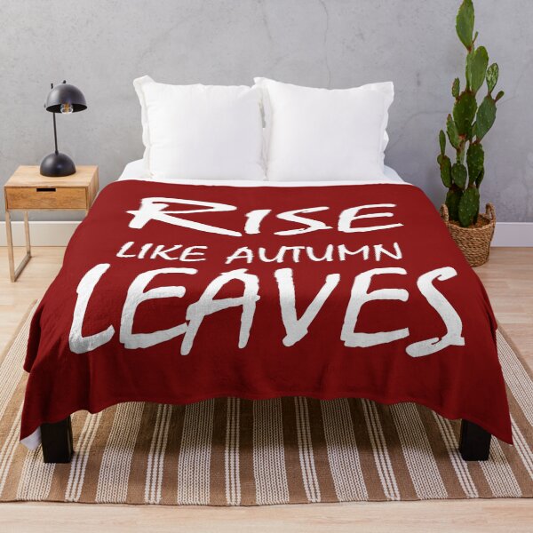 Item preview, Rise Like Autumn Leaves – Seasonal Inspirational Quote Design designed and sold by ArtNestVerse.