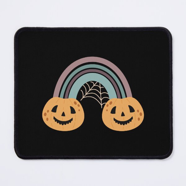 Item preview, Spooky Rainbow with Halloween Pumpkins designed and sold by Julza Art.