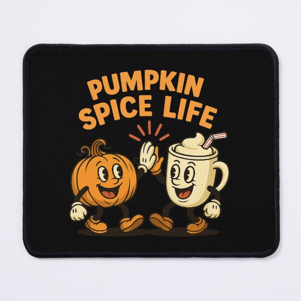 Item preview, Pumpkin Spice Life – Cute Fall Latte & Pumpkin High-Five designed and sold by haitrieuic96.