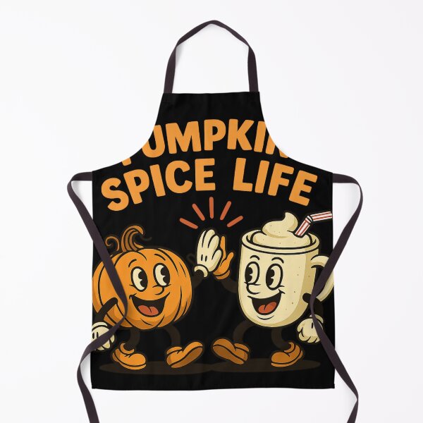 Item preview, Pumpkin Spice Life – Cute Fall Latte & Pumpkin High-Five designed and sold by haitrieuic96.