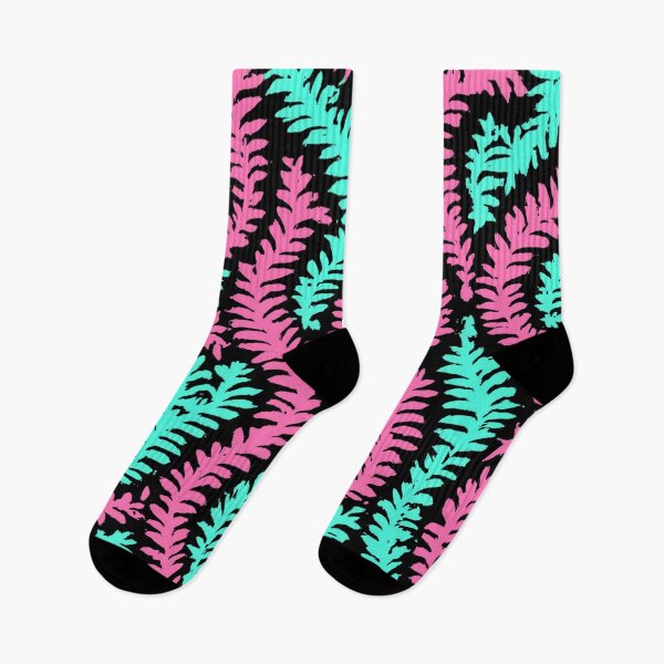 Item preview, Pink and Mint Fern Seamless Pattern Transparent Background designed and sold by SassyArtistry.