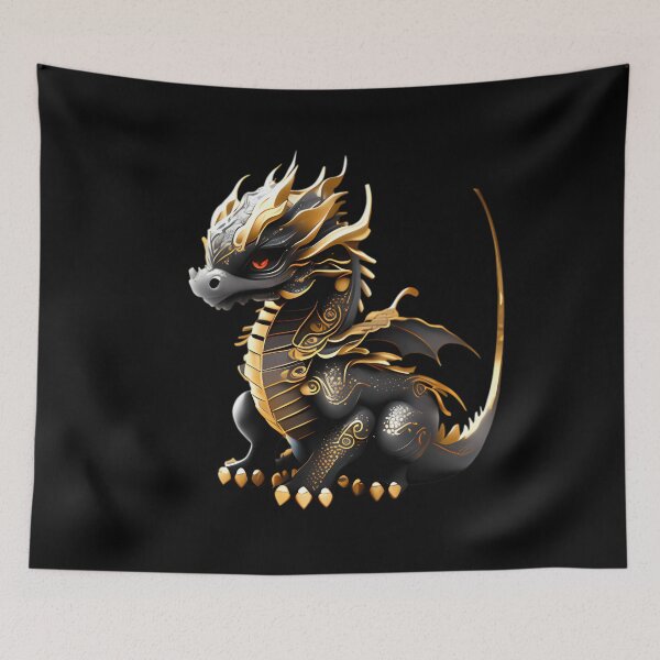 Item preview, Delicately Adorned Ruby Ryuu - Dragon For Strength Wisdom And Fortune designed and sold by ElizHuel.