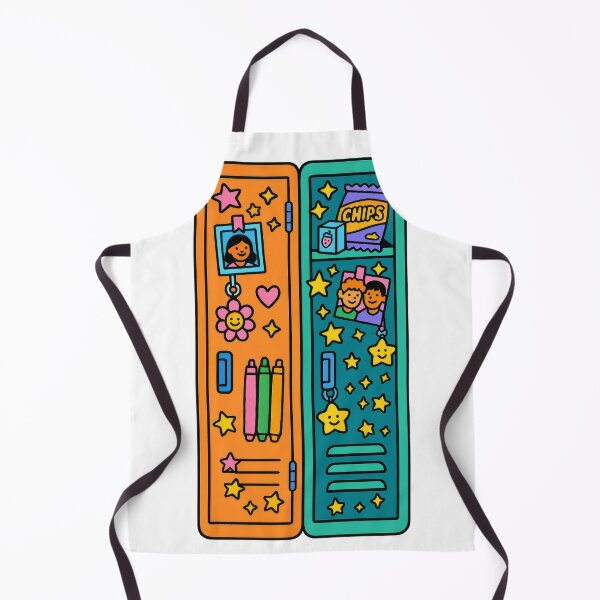 Item preview, Back to school themed colorful locker design with photos and stars, background, AI generated designed and sold by dvoevnore.