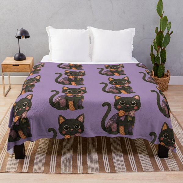 Item preview, Patchwork Black Cat designed and sold by rmcbuckeye.