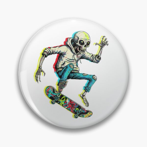 Aperçu de l'œuvre Glitch Skater Mort-vivant créée et vendue par Dogs&cats.