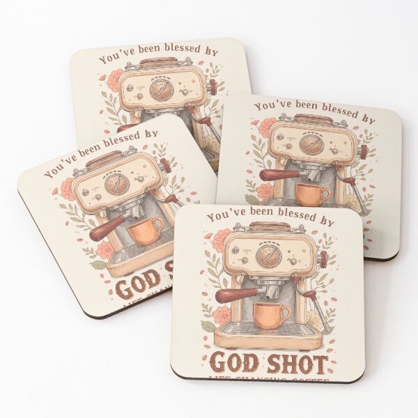 Item preview, You’ve Been Blessed by God Shot – Life-Changing Coffee Art designed and sold by Taika Tori Art .