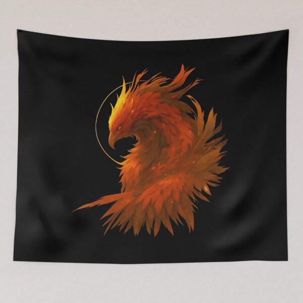 Item preview, Phoenix – The Legendary Fire Bird of Rebirth designed and sold by ElmAlasateer.