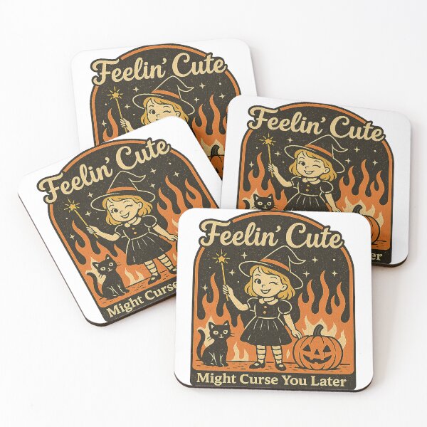 Item preview, Feeling cute might curse you later designed and sold by HEXANDGLOSS.