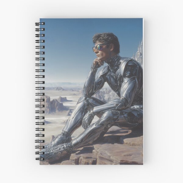 Item preview, Retrofuturist & Cyberpunk Art | Futuristic Man & Aero Frutiger Movement 4 designed and sold by Velvetcosmonova.