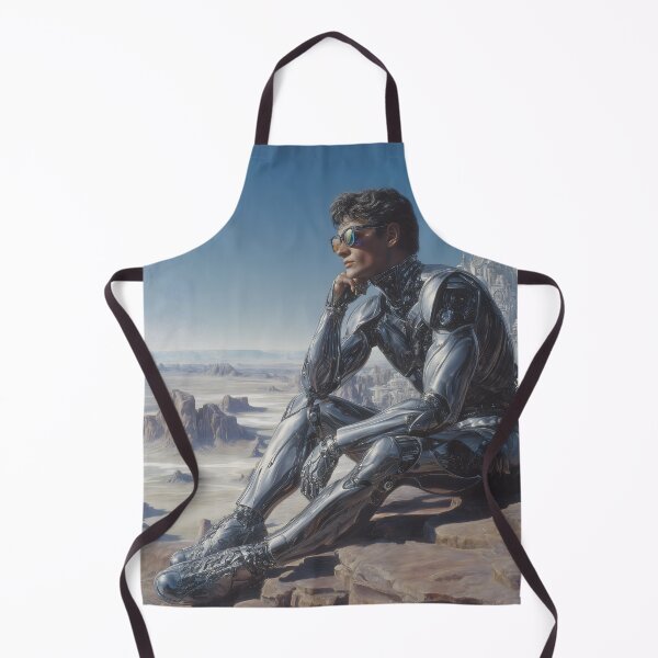 Item preview, Retrofuturist & Cyberpunk Art | Futuristic Man & Aero Frutiger Movement 4 designed and sold by Velvetcosmonova.