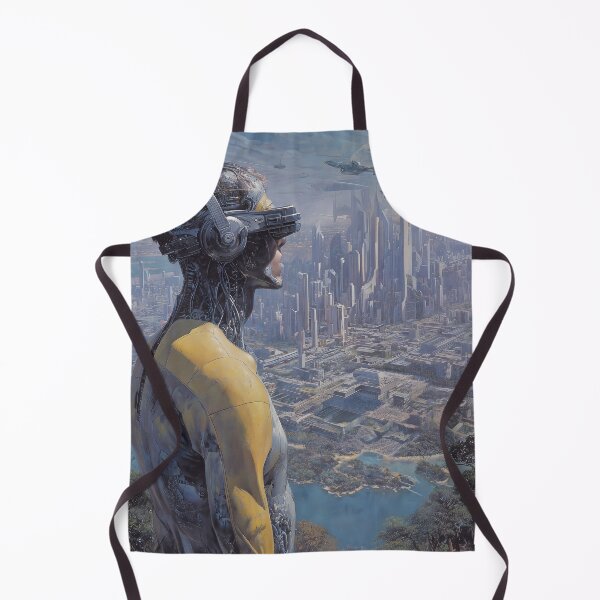 Item preview, Retrofuturist & Cyberpunk Art | Futuristic Man & Aero Frutiger Movement 6 designed and sold by Velvetcosmonova.