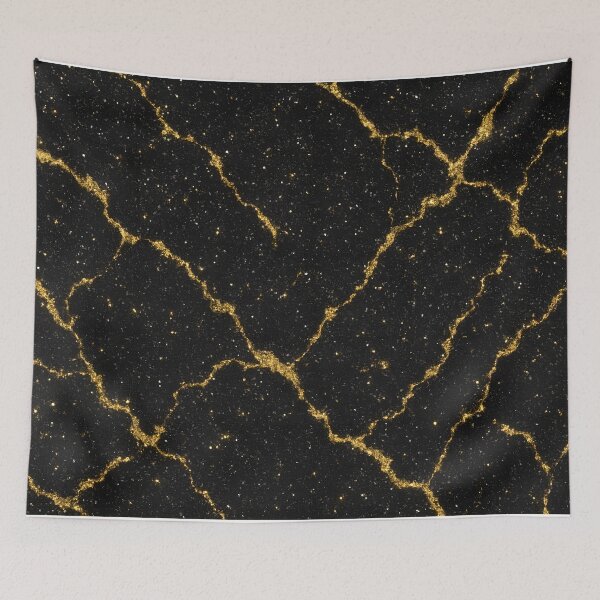 Item preview, Black and Gold Marble Seamless Texture designed and sold by SassyArtistry.