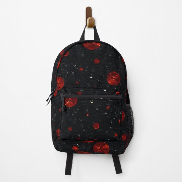 Item preview, Black Background with Red Glitter Dots Seamless designed and sold by SassyArtistry.