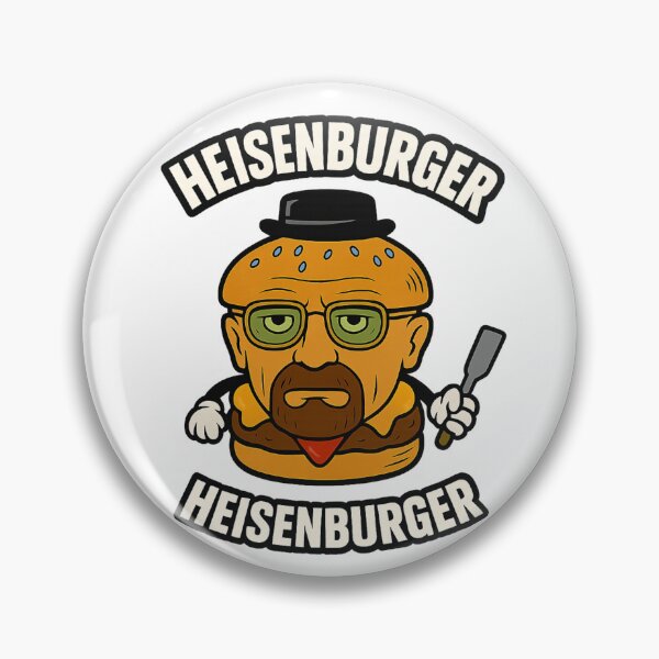 Item preview, Heisenburger – Grill-Master Parody Burger Meme Sticker (Walter) designed and sold by GooberCore.