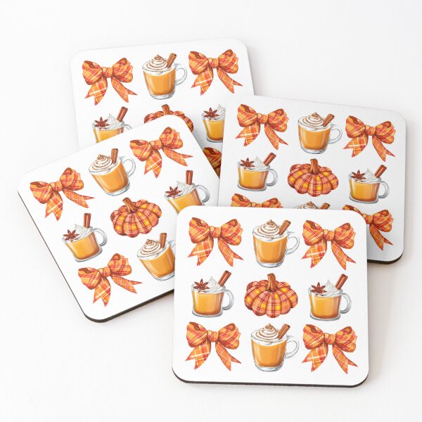 Item preview, Pumpkin Spice Fall Coquette Bow designed and sold by Freshinkshop.