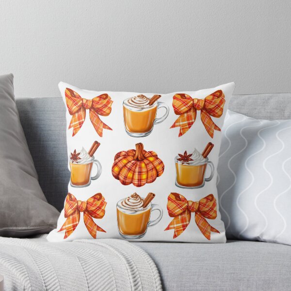 Item preview, Pumpkin Spice Fall Coquette Bow designed and sold by Freshinkshop.