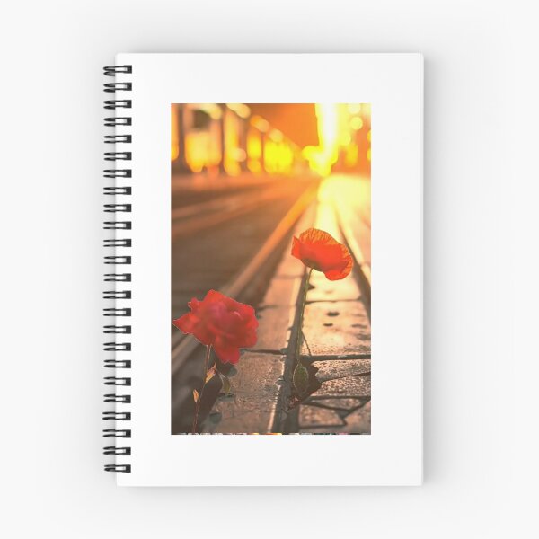 Item preview, 	•	Zwei rote Blumen zwischen Steinen – Liebe & Stärke 	•	Two Red Flowers Growing Through Stones – Hope & Unity 	•	Blumen der Hoffnung – Zusammen stark designed and sold by Yaroplanner.