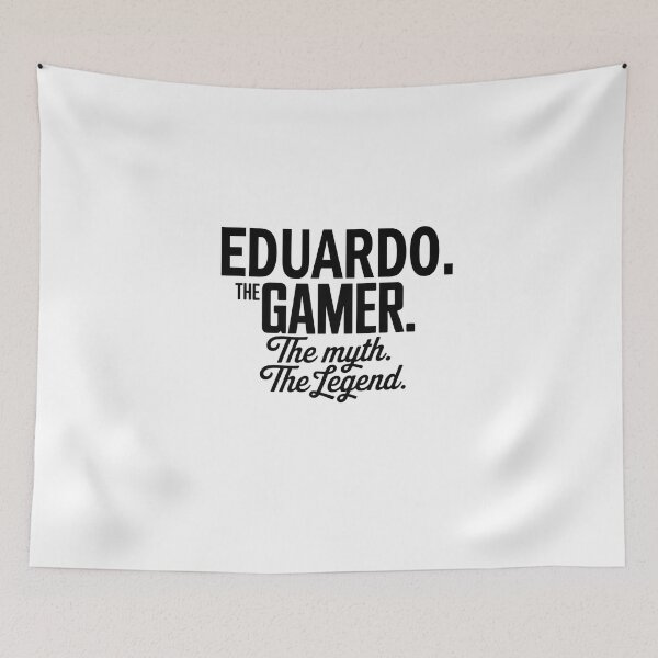 Item preview, Eduardo The Gamer The Myth The Legend Eduardo Name - Funny Gamer Quote design designed and sold by Oussinc.