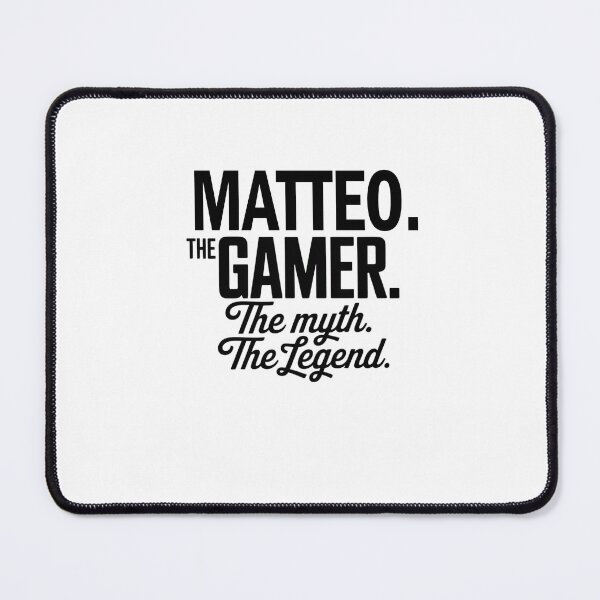 Item preview, Matteo The Gamer The Myth The Legend Matteo Name - Funny Gamer Quote design designed and sold by Oussinc.