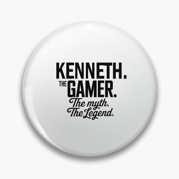 Item preview, Kenneth The Gamer The Myth The Legend Kenneth Name - Funny Gamer Quote design designed and sold by Oussinc.