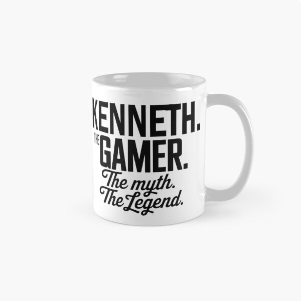 Item preview, Kenneth The Gamer The Myth The Legend Kenneth Name - Funny Gamer Quote design designed and sold by Oussinc.