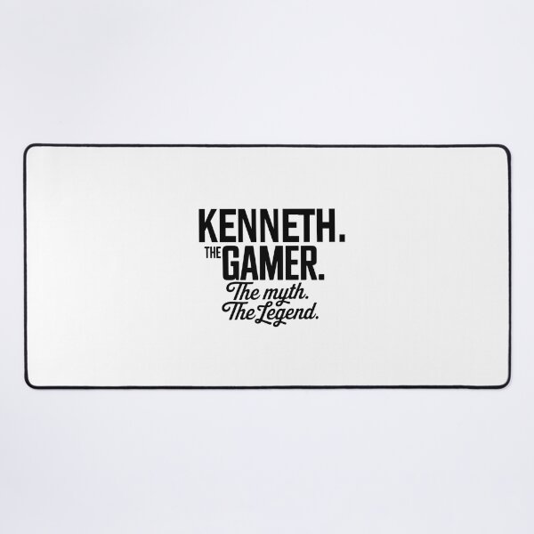 Item preview, Kenneth The Gamer The Myth The Legend Kenneth Name - Funny Gamer Quote design designed and sold by Oussinc.