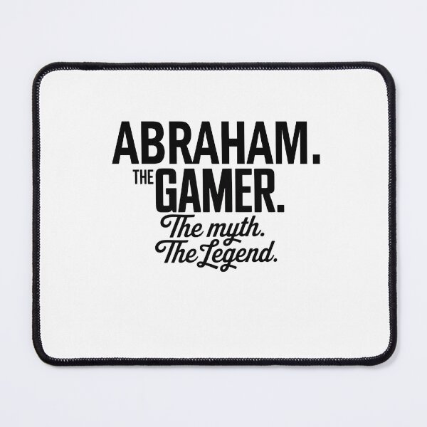 Item preview, Abraham The Gamer The Myth The Legend Abraham Name - Funny Gamer Quote design designed and sold by Oussinc.