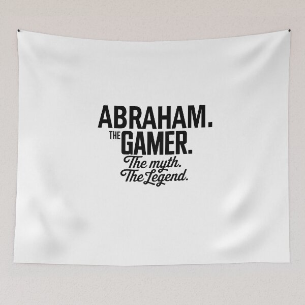 Item preview, Abraham The Gamer The Myth The Legend Abraham Name - Funny Gamer Quote design designed and sold by Oussinc.