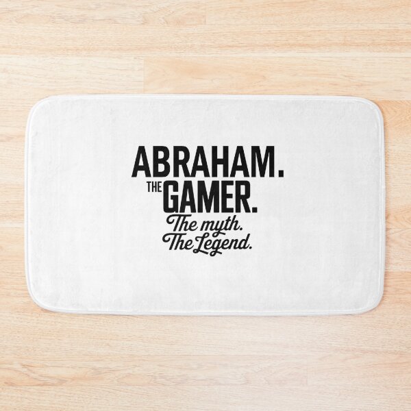 Item preview, Abraham The Gamer The Myth The Legend Abraham Name - Funny Gamer Quote design designed and sold by Oussinc.