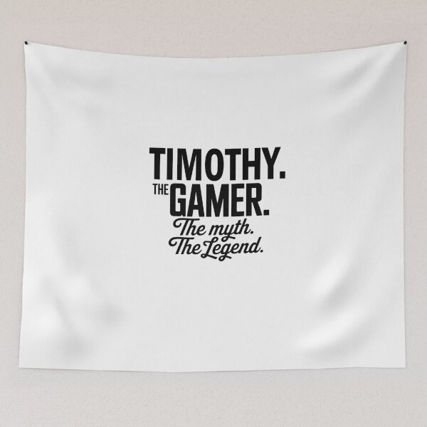 Item preview, Timothy The Gamer The Myth The Legend Timothy Name - Funny Gamer Quote design designed and sold by Oussinc.