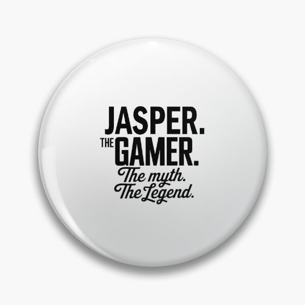 Item preview, Jasper The Gamer The Myth The Legend Jasper Name - Funny Gamer Quote design designed and sold by Oussinc.