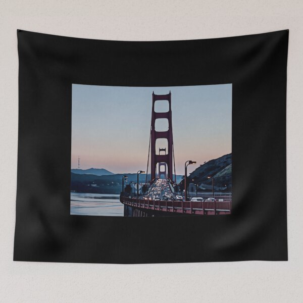 Item preview, Night View Of The City And The Bridge 	 designed and sold by tfgmizko5.