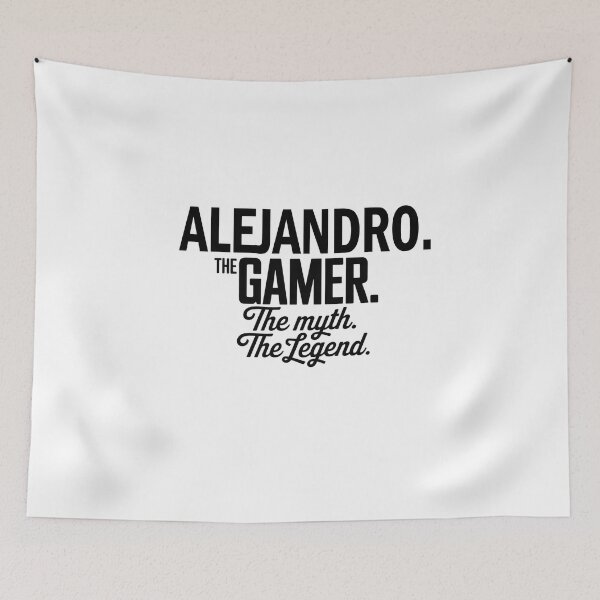 Item preview, Alejandro The Gamer The Myth The Legend Alejandro Name - Funny Gamer Quote design designed and sold by Oussinc.