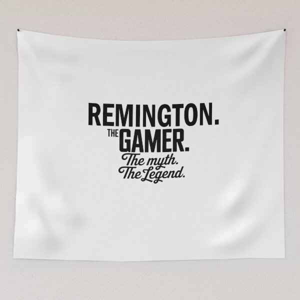 Item preview, Remington The Gamer The Myth The Legend Remington Name - Funny Gamer Quote design designed and sold by Oussinc.
