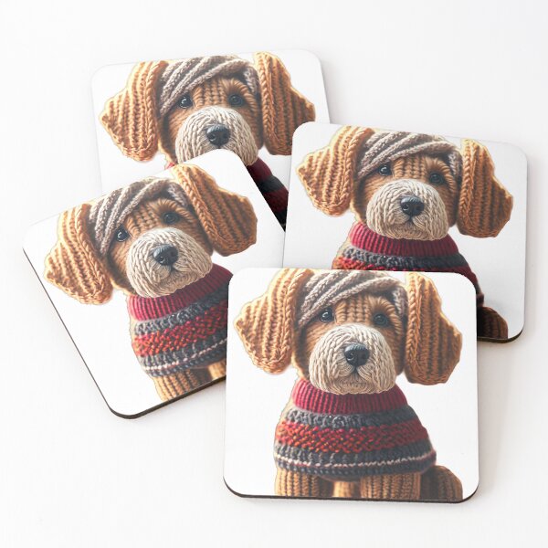 Artikelvorschau, Yarn Dog Puppy 1 (nur Hund) entworfen und verkauft von AuberyJune.