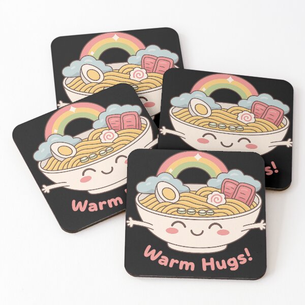 Item preview, Warm Hugs – Cute Ramen Bowl Cartoon designed and sold by haitrieuic96.