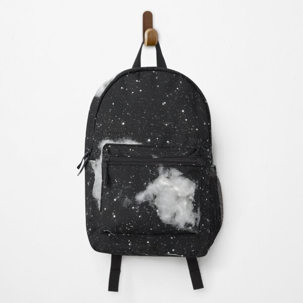 Item preview, Black Space with White Clouds Seamless Pattern designed and sold by SassyArtistry.