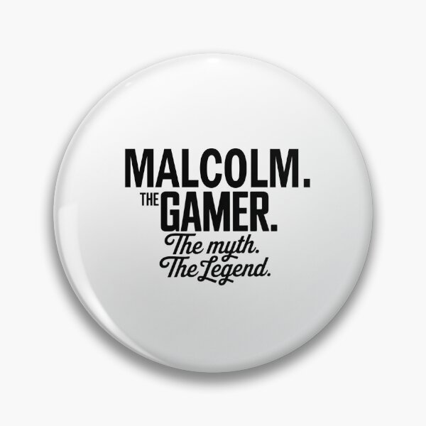 Item preview, Malcolm el jugador El mito La leyenda Nombre de Malcolm - Diseño de cita divertida de jugador designed and sold by Oussinc.