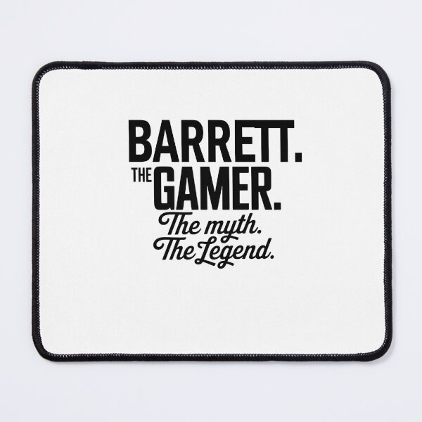 Item preview, Barrett The Gamer The Myth The Legend Barrett Name - Funny Gamer Quote design designed and sold by Oussinc.