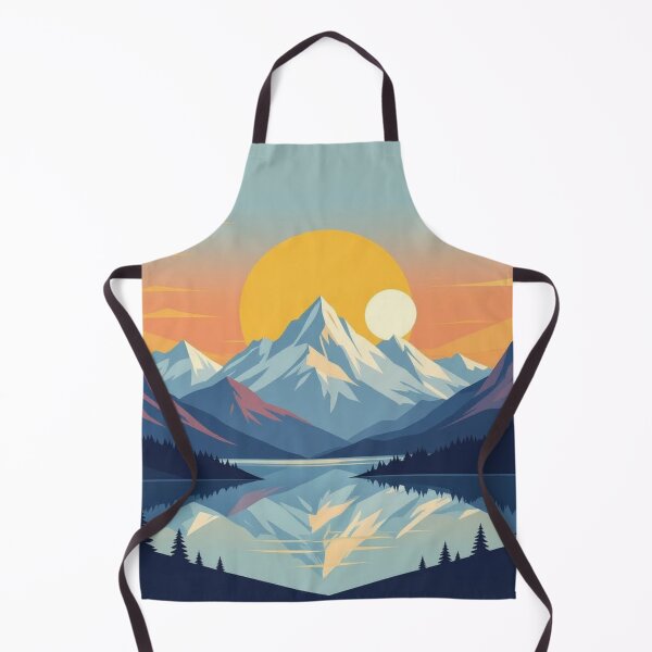 Item preview, Geometric Sunrise Landscape designed and sold by xArchGoDx.