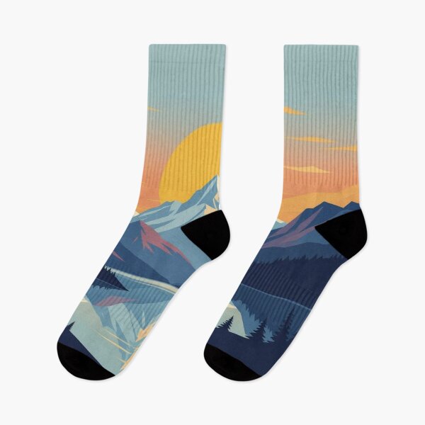 Item preview, Geometric Sunrise Landscape designed and sold by xArchGoDx.